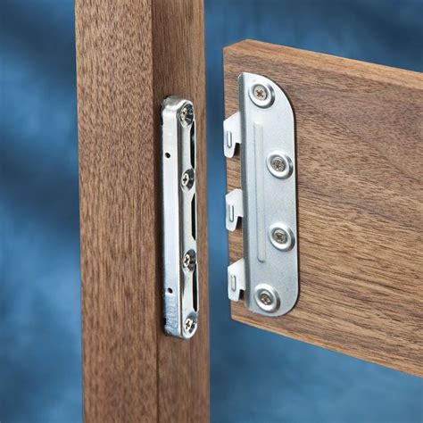 metal bed rail brackets|mounted bed rail brackets.